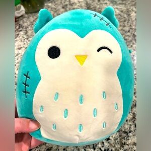Squishmallows 7 Inches Winston the Owl Frankenstein Monster  🦉💙